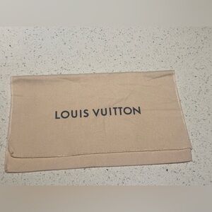 Louis Vuitton flap dust bag 8 x 12